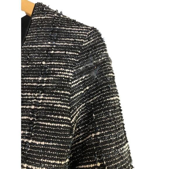 Dress The Population Natalie Dress Long Sleeve Stretch Tweed Black NWT Size XXS - Picture 6 of 11